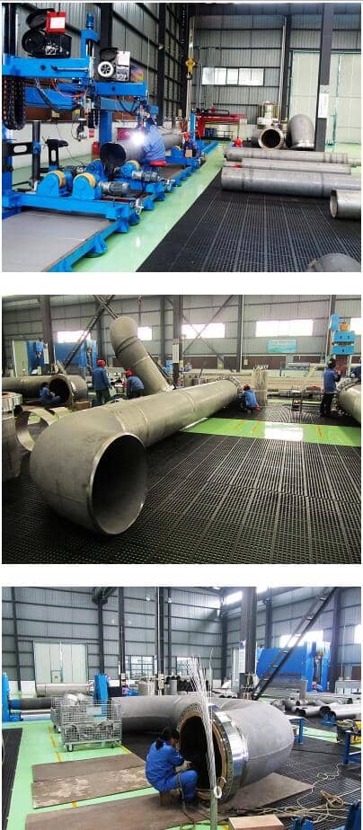 150万吨PTA项目中特材管道管件制作及预制